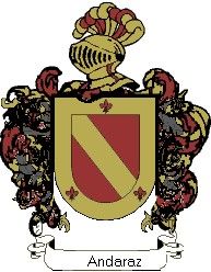 Escudo del apellido Andaraz