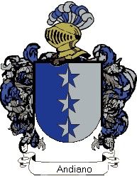 Escudo del apellido Andiano