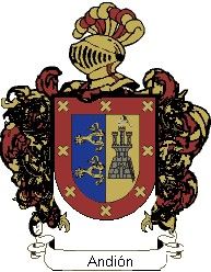 Escudo del apellido Andión