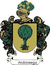 Escudo del apellido Andonaegui