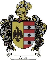 Escudo del apellido Anes