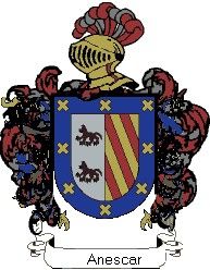 Escudo del apellido Anescar