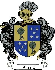 Escudo del apellido Anesta