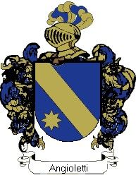 Escudo del apellido Angioletti