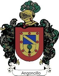 Escudo del apellido Angoncillo