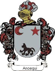 Escudo del apellido Anoegui