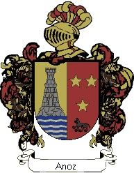 Escudo del apellido Anoz