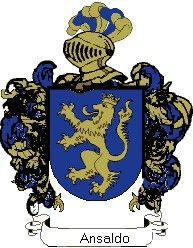 Escudo del apellido Ansaldo