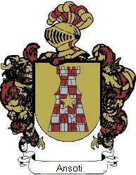 Escudo del apellido Ansoti