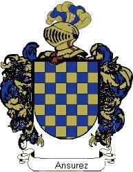 Escudo del apellido Ansurez