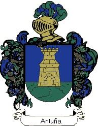 Escudo del apellido Antuña