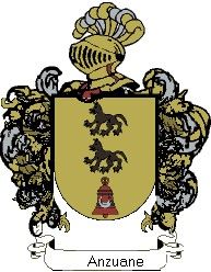 Escudo del apellido Anzuane