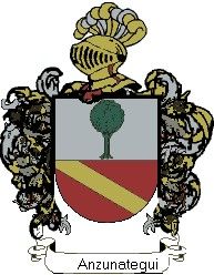 Escudo del apellido Anzunategui