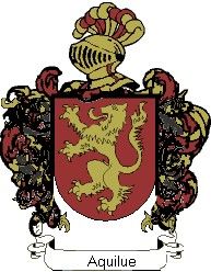 Escudo del apellido Aquilue