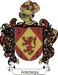 Escudo del apellido Araiztegui