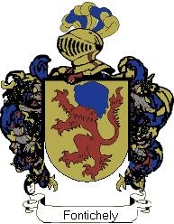 Escudo del apellido Fontichely