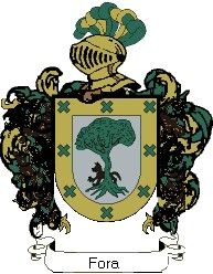 Escudo del apellido Fora