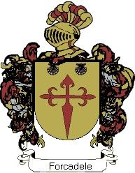 Escudo del apellido Forcadele