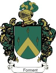 Escudo del apellido Forment