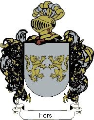 Escudo del apellido Fors