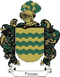 Escudo del apellido Forsac