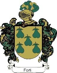 Escudo del apellido Forti