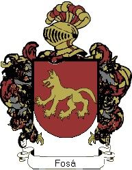 Escudo del apellido Fosa