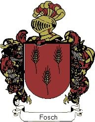 Escudo del apellido Fosch