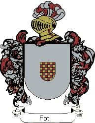 Escudo del apellido Fot