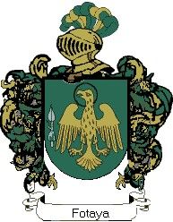 Escudo del apellido Fotaya