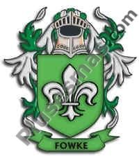 Escudo del apellido Fowke