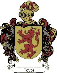 Escudo del apellido Foyos