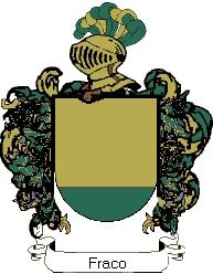 Escudo del apellido Fraco