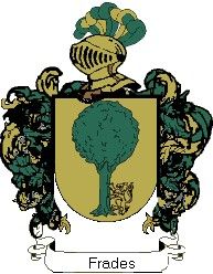 Escudo del apellido Frades