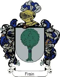 Escudo del apellido Frain