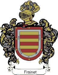 Escudo del apellido Frainet