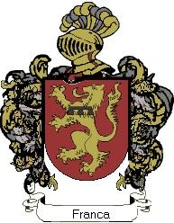 Escudo del apellido Franca