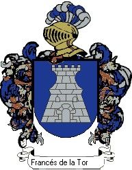 Escudo del apellido Francés de la torre