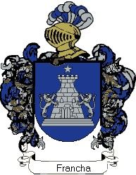 Escudo del apellido Francha