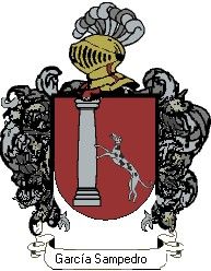 Escudo del apellido García sampedro