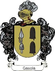 Escudo del apellido Gasola