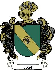 Escudo del apellido Gatell