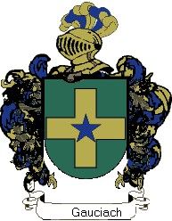 Escudo del apellido Gauciach