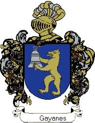 Escudo del apellido Gayanes