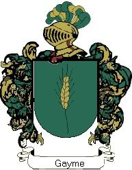 Escudo del apellido Gayme