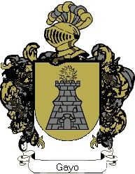 Escudo del apellido Gayo