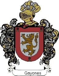 Escudo del apellido Gayones