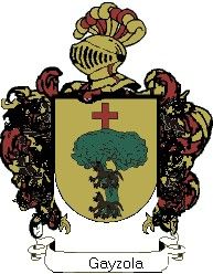 Escudo del apellido Gayzola