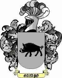 Escudo del apellido Gazapo