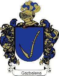 Escudo del apellido Gazbalena